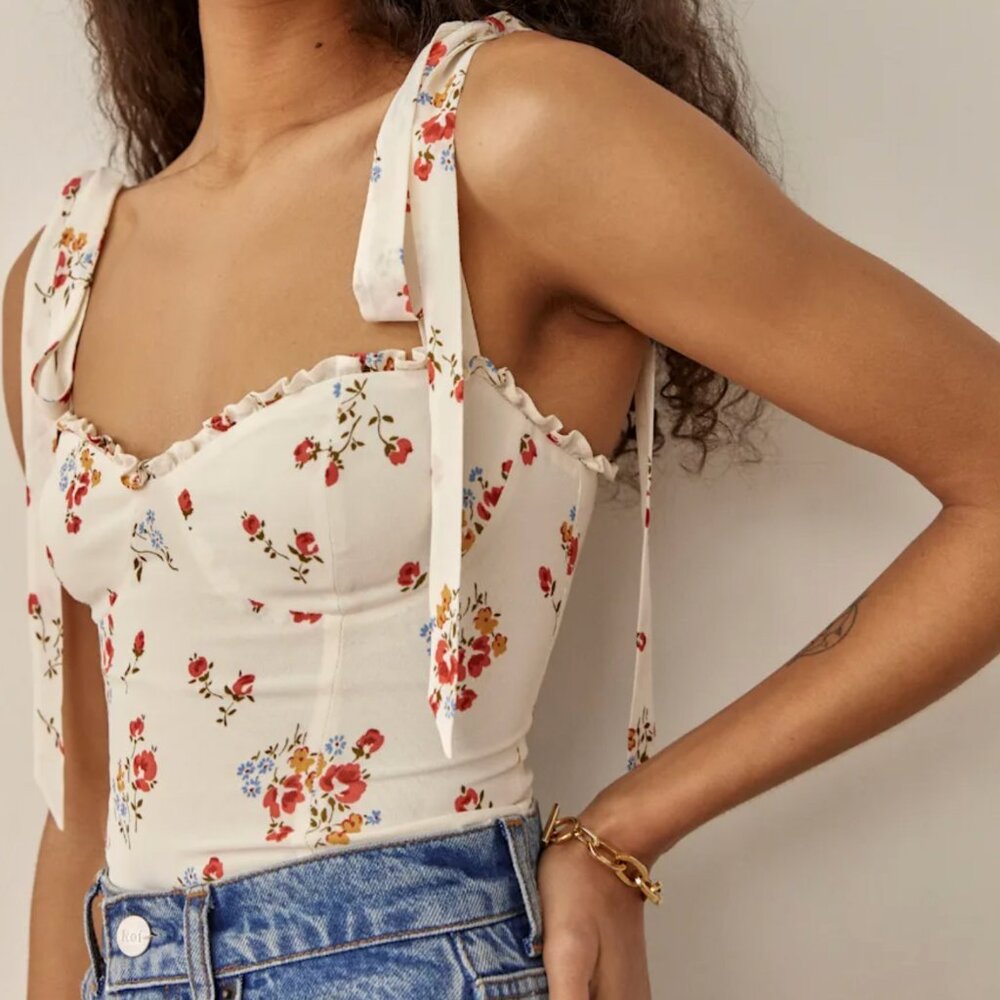 Reformation Blanca Top Holiday - Size 0